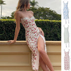 Luna Floral Split Dress